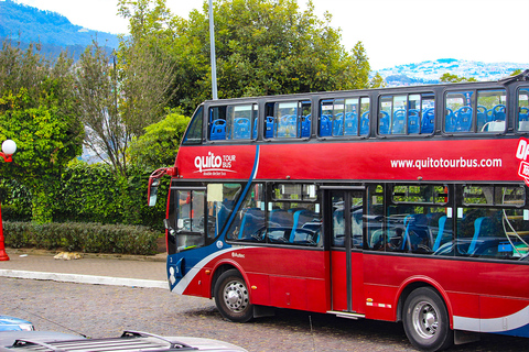 Quito : Tour de ville en bus de 2,5 heuresHop-on Hop-off depuis le boulevard Naciones Unidas