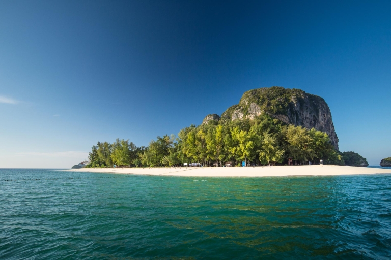 Krabi: barco privado de lujo de cola larga a las 4 islasTour al atardecer por la tarde