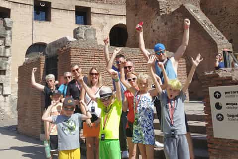 colosseum and ancient rome family tour for kids