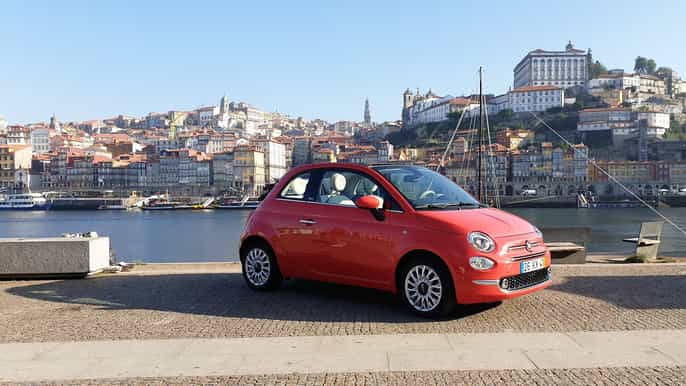 travel around porto in a unique convertible