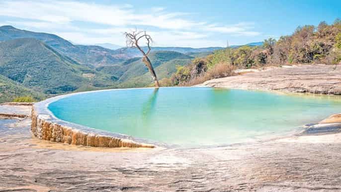 from oaxaca hierve el agua and teotitlán del valle