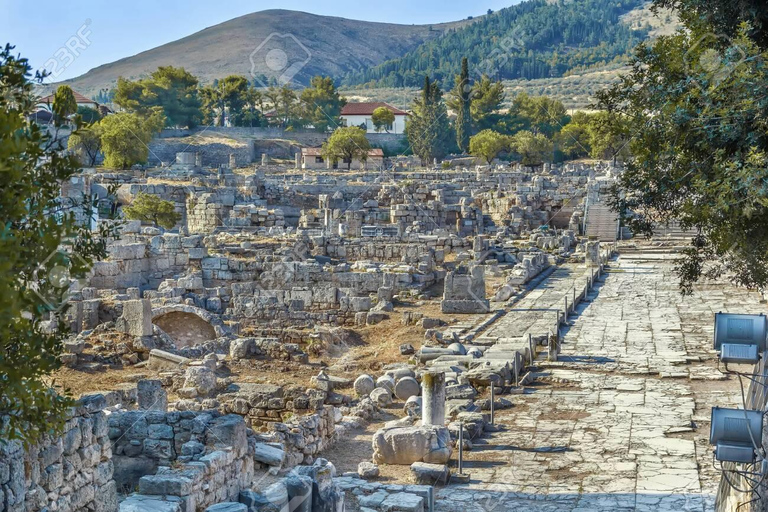 Au départ d&#039;Athènes : Corinthe antique et Canal de Corinthe visite privée