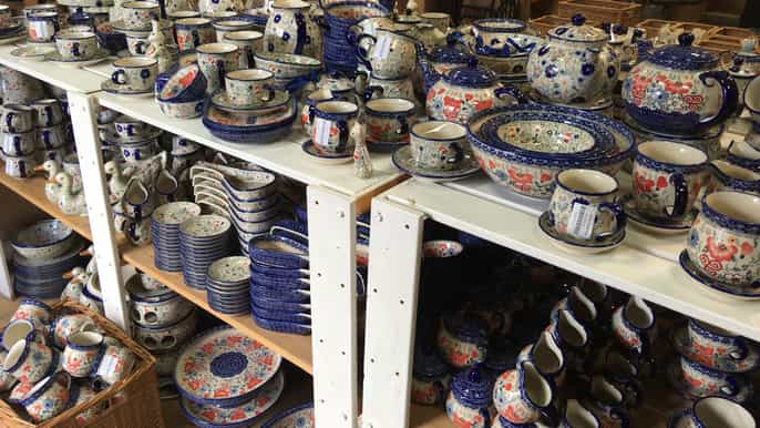from wroclaw polish pottery and jawor church of peace tour