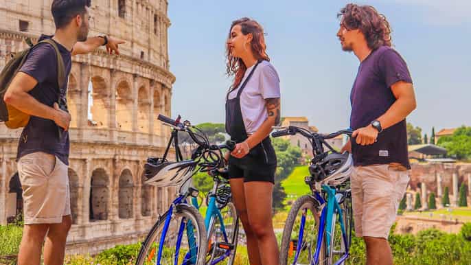 roma easy bike tour con una guida locale