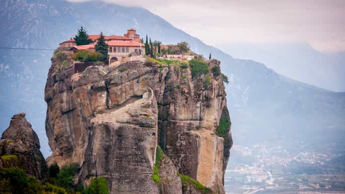 from athens private day trip to the monasteries of meteora