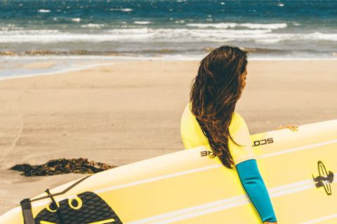 La Jolla : cours de surf d'une heure et demieLeçon de surf publique d'une heure et demie