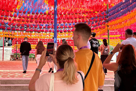 Tour de la ciudad de Seúl: Palacio Gyeongbok, Torre N y mercado localTour de la ciudad de Seúl (día completo): lo moderno y lo tradicional en Seúl