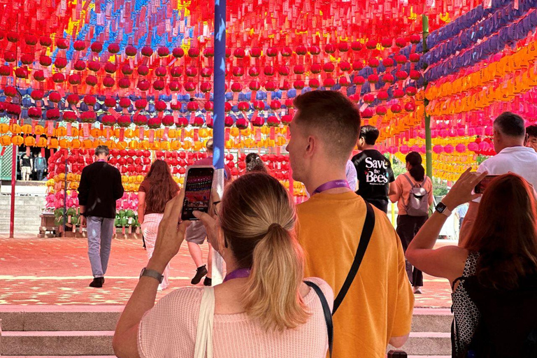Tour de la ciudad de Seúl: Palacio Gyeongbok, Torre N y mercado localTour de la ciudad de Seúl (día completo): lo moderno y lo tradicional en Seúl
