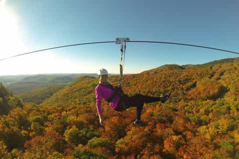 Mont Tremblant: 3-stündiges Zip Line-Erlebnis