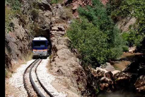 athens private tour to corinth cave of lakes cog railway