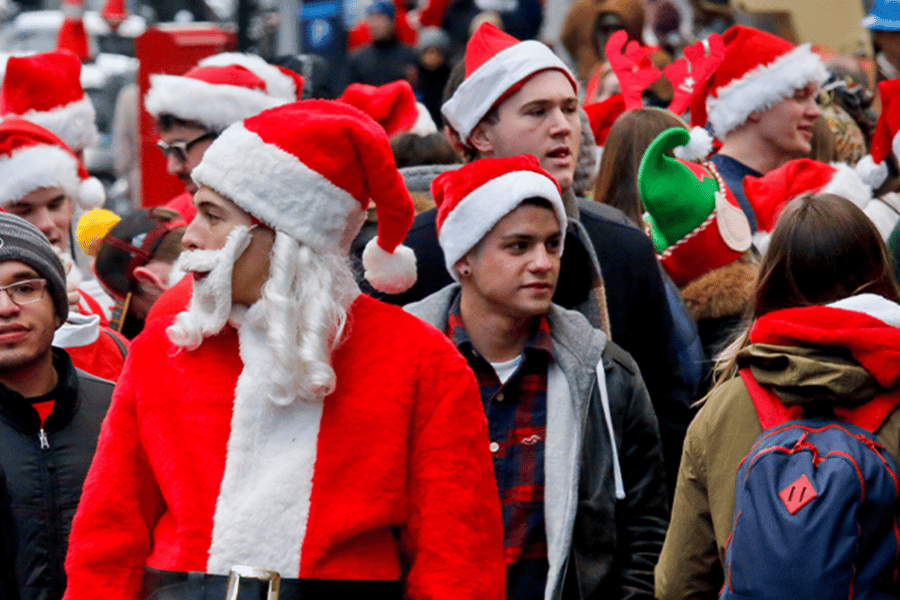 Weihnachten in New York: Santa's Rickshaw Sleigh Ride. Foto: GetYourGuide Weihnachten in New York: Santa's Rickshaw Sleigh Ride. Foto: GetYourGuide