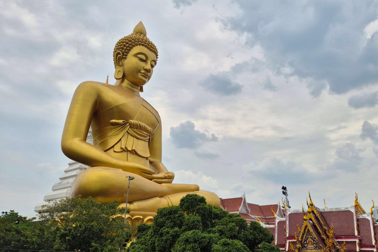Biggest Ganesh, Pink Ganesha, Wat Paknam Cultural Day Tour Private Tour with Guide