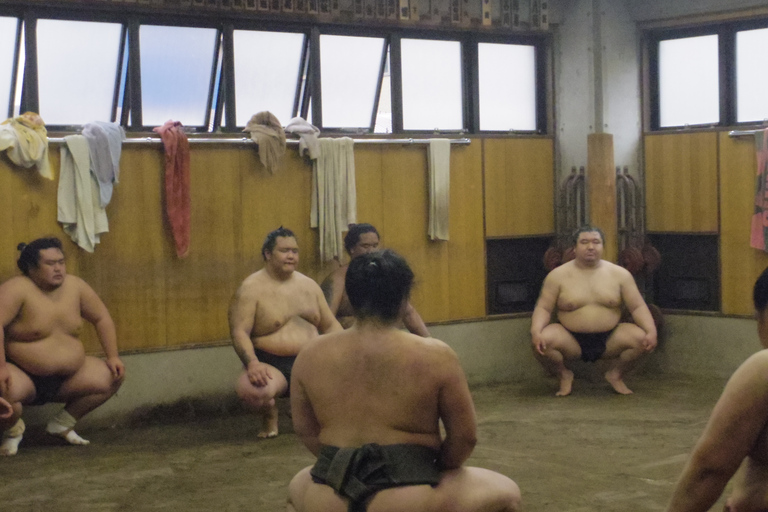 Tokio: Sumo-Morgen-TrainingsbesichtigungstourTokio: Besuch beim Morgentraining von Sumo-Ringern