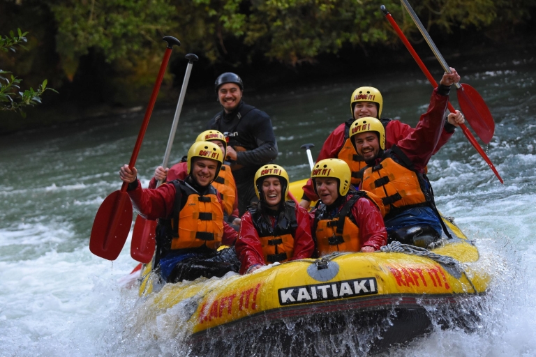Rotorua: Kaituna Rafting & Mt. Tarawera Senderismo Combo