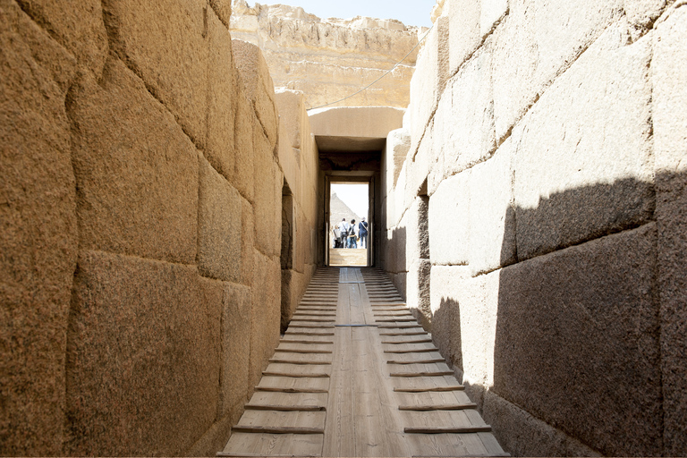 Ab Kairo: Pyramiden & Sphinx mit Feluken-Fahrt auf dem NilPrivate Tour ohne Eintrittsgebühren