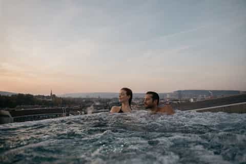Zurich: Thermal Baths and Spa with Panoramic Views