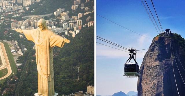 Rio: Sugarloaf Cable Car and Corcovado Train Tickets