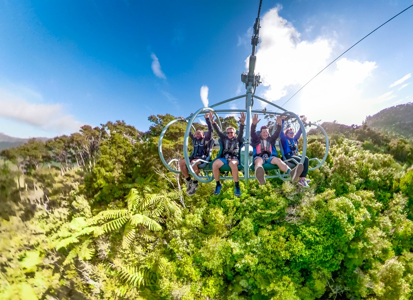 Nelson: Cable Bay Adventure Park Skywire-oplevelse