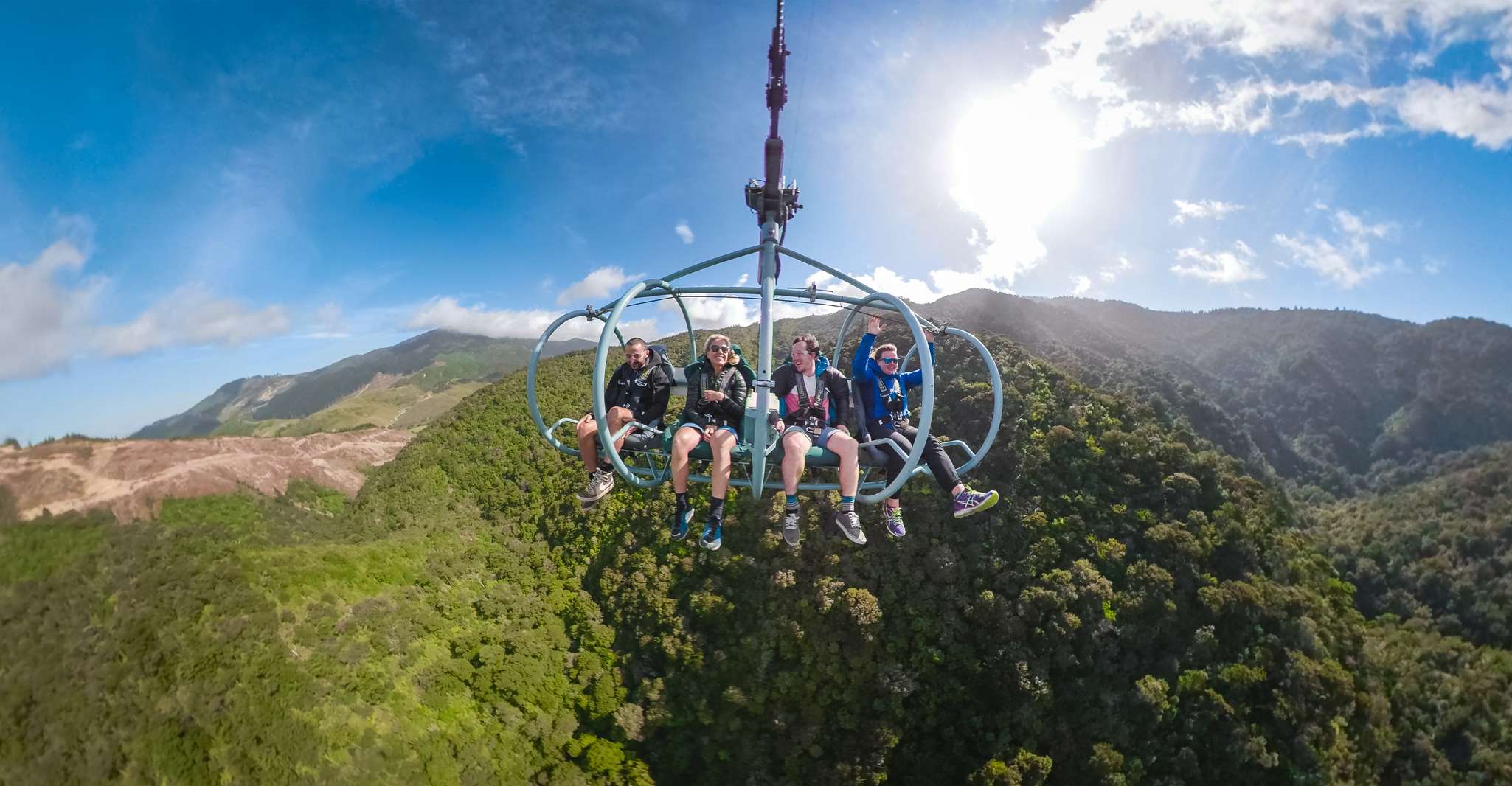 Nelson, Cable Bay Adventure Park Skywire Experience, Nelson, New Zealand