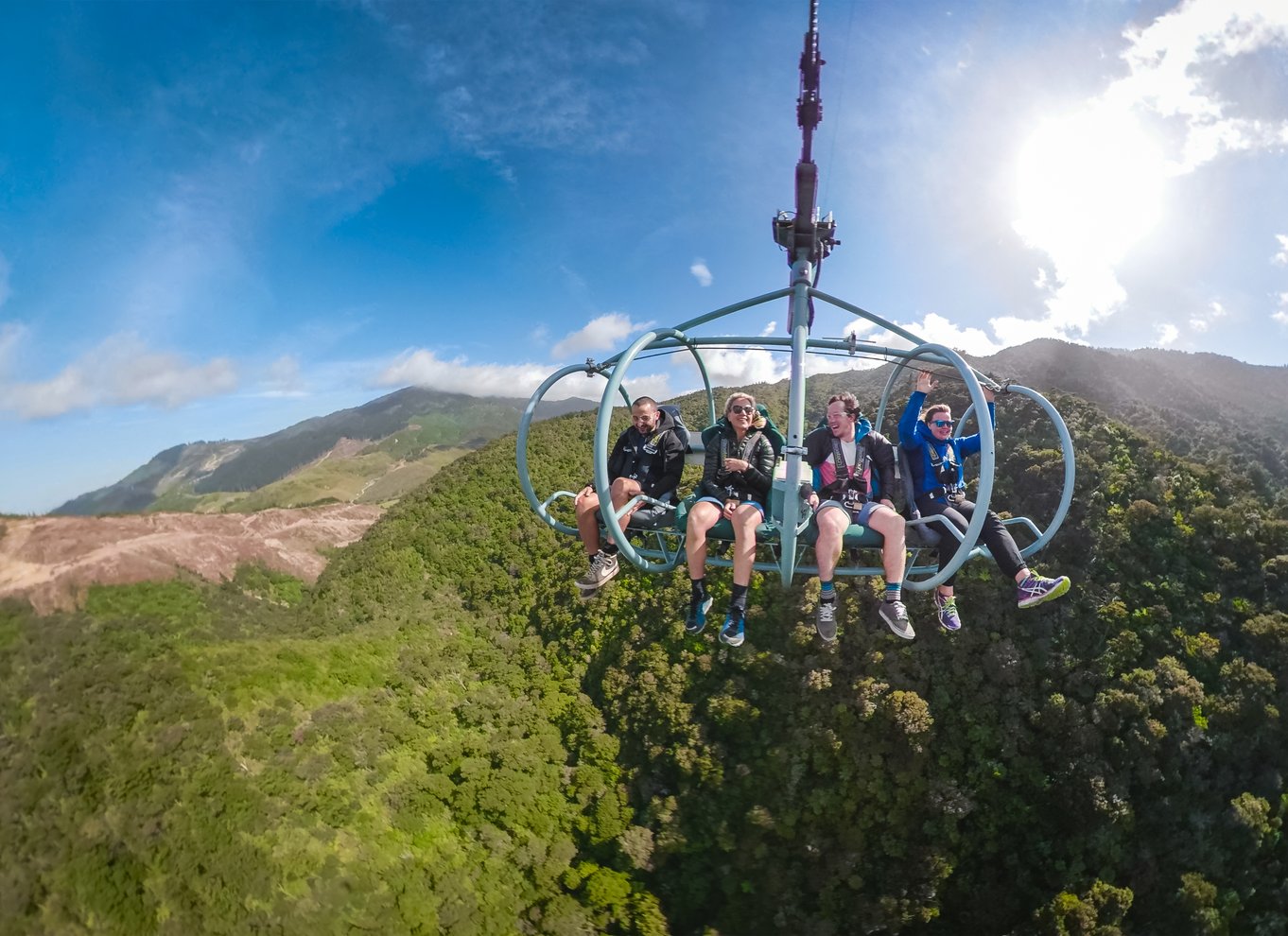 Nelson: Cable Bay Adventure Park Skywire-oplevelse