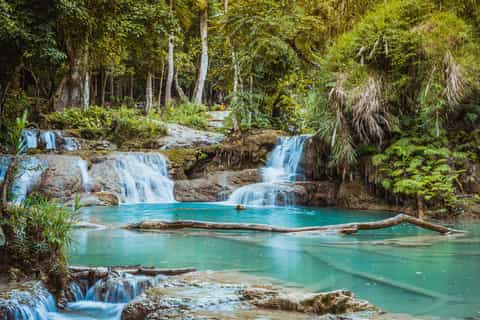 Luang Prabang: Roundtrip Shared Minivan to Kuang Si Falls