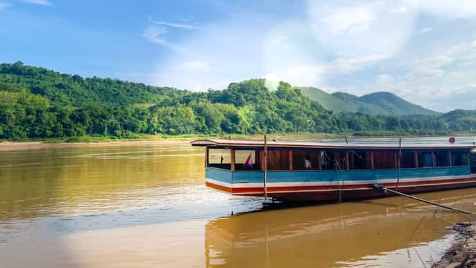 luang prabang pak ou caves kuang si falls by slow boat