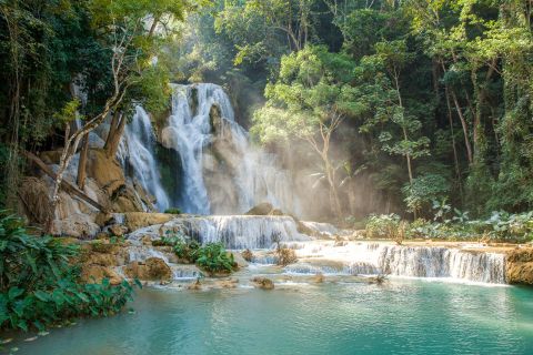 Luang Prabang: Guided Tour of Kuang Si Waterfall by Tuk-Tuk