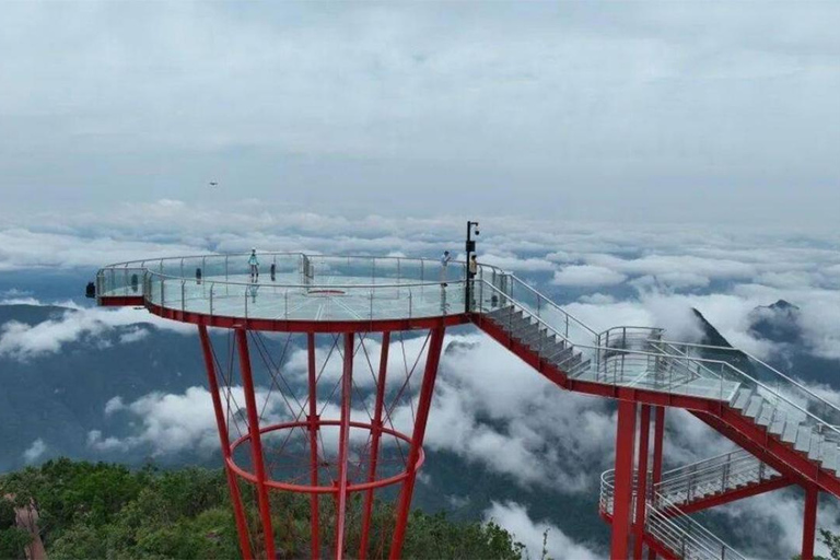 تشانغجياجيه: تلفريك جبل تشيشينغ ومنصة زجاجيةتشانغجياجيه: تلفريك جبل تشينغشينغ والمنصة الزجاجية