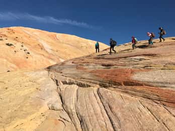 Yellow Rock, Utah: Fortgeschrittene Wanderung Yellow Rock, Utah: Fortgeschrittene Wanderung