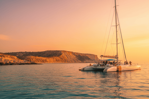 Lagos: Sunset Catamaran Tour Music and Bar Aboard