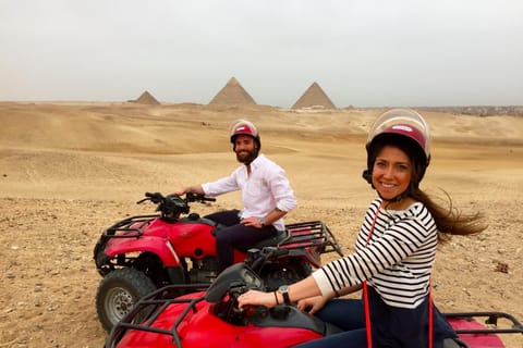 Desert Safari by Quad Bike Around Pyramids