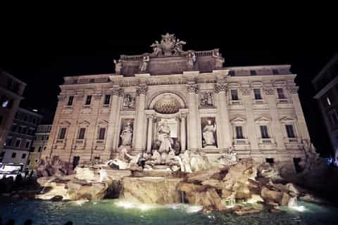 Rome: Walking and Coach Tour by Night