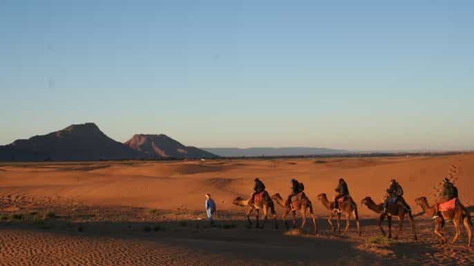 desde marrakech viaje de 2 días al campamento del desierto de zagora