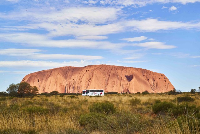 Visit From Ayers Rock Resort Alice Springs One-Way Coach Transfer in Uluru-Kata Tjuta National Park