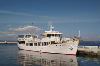 Poreč: Sunset Dolphin Safari Cruise with Drinks