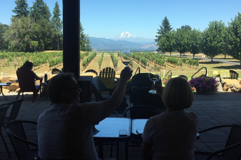 Portland: visite d'une journée du vin et des cascades du mont HoodVisite de groupe