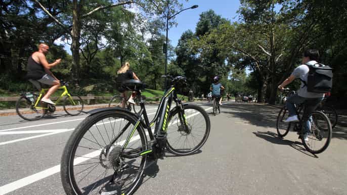 tour guidato in bici elettrica di central park