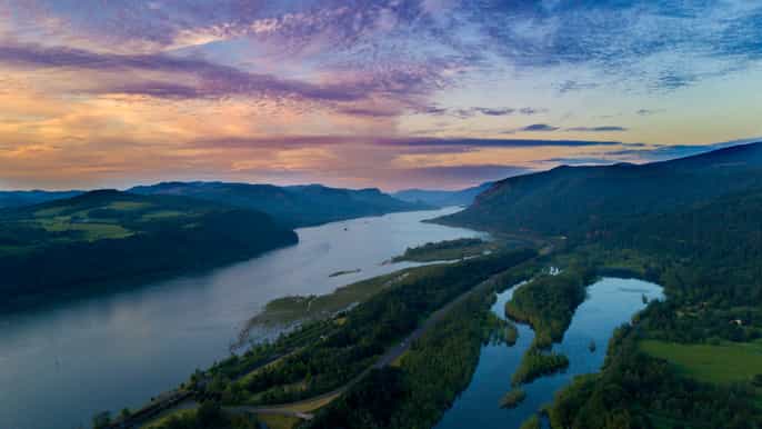 portland columbia gorge waterfalls 40minute scenic flight