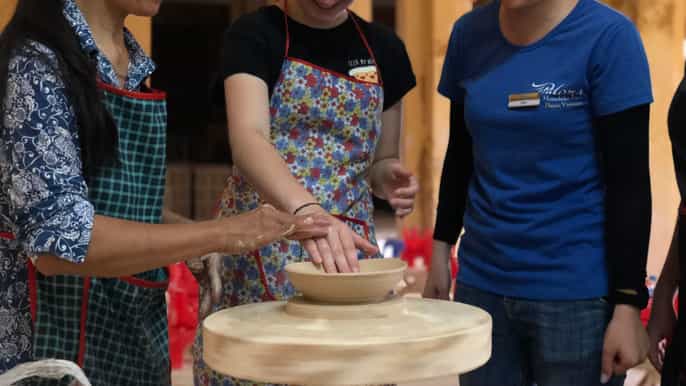 from hanoi halfday trip to bat trang pottery village