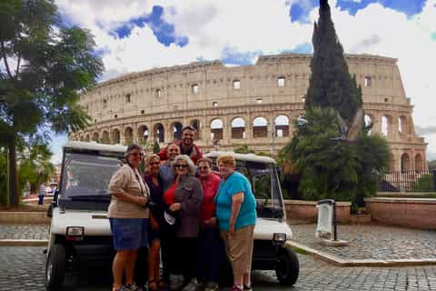 Excursão particular a Roma por carrinho de golfe: 4 horas de história e diversão