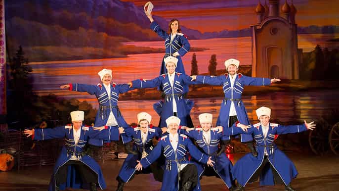 st. petersburg russian cossacks show