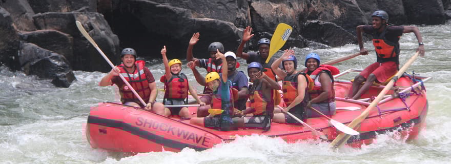 Fleuve Zambèze : Rafting en eaux vives pour les enfants