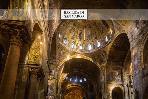 Venezia: gondola e tour guidato della basilica di San MarcoTour mattutino in spagnolo