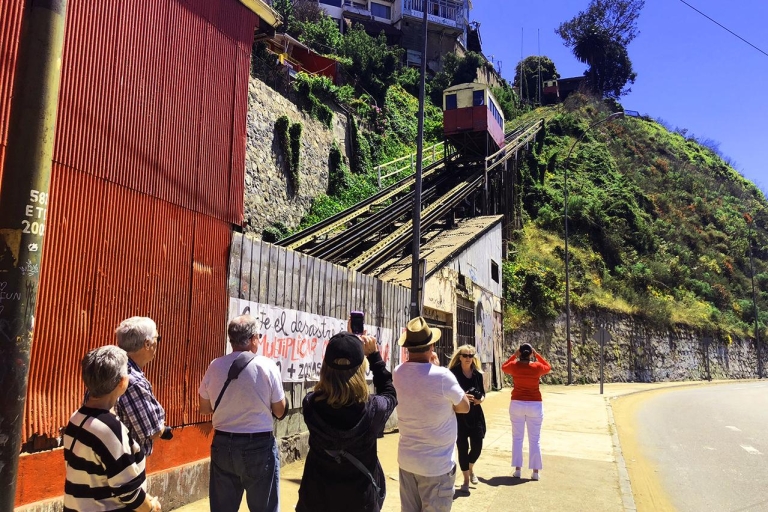 Santiago: Valparaiso, Viña del Mar en Casablanca Valley Tour