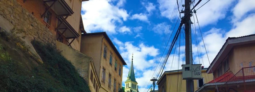 Fra Santiago: Valparaiso, Viña del Mar og Casablanca-dalen