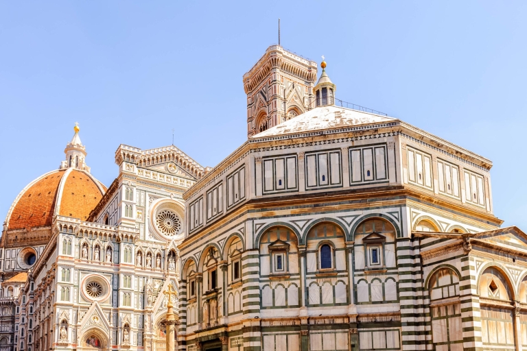 Florencia: tour para grupos pequeños de subida a la cúpula, museo y baptisterioVisita guiada alemana a pie con escalada en cúpula