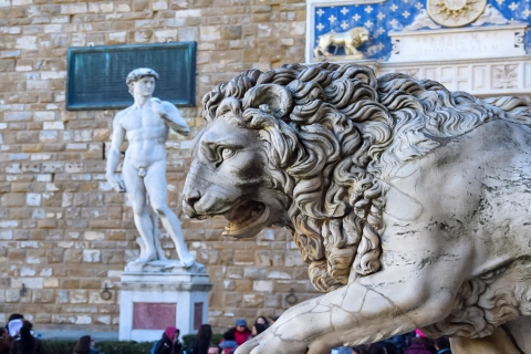 Florencia: Galería de la Academia y estatua de David en grupo pequeño.Tour en español