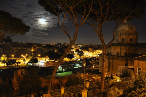 Rome: visite nocturne de 2 heures en voiturette de golf