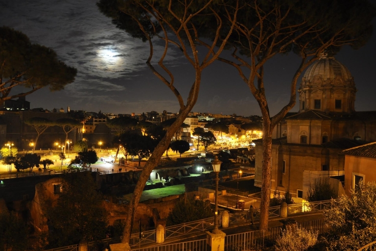 Roma: tour nocturno de 2 horas en carro de golf