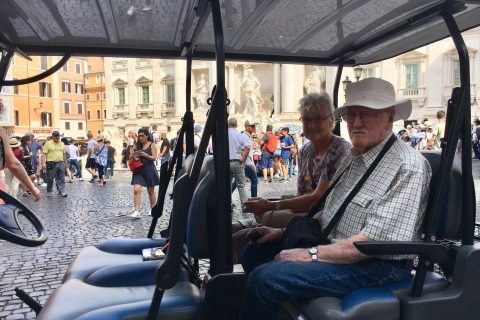 Roma: tour nocturno de 2 horas en carro de golf
